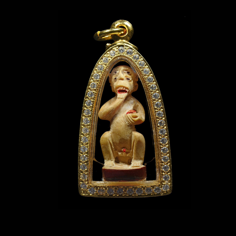 2566年古巴伴印 招財神獸 五眼四耳 木雕材質