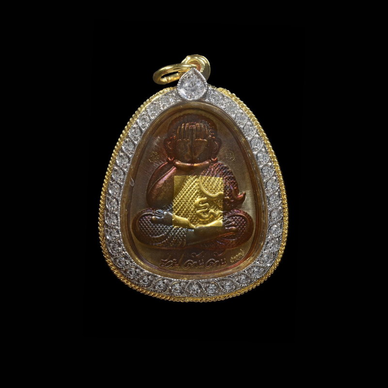 2568年龍婆瑪哈史喇（龍婆濟公）虎嘯必打佛(第4項殊聖金屬องค์ปฐมมหามวลสาร版本)